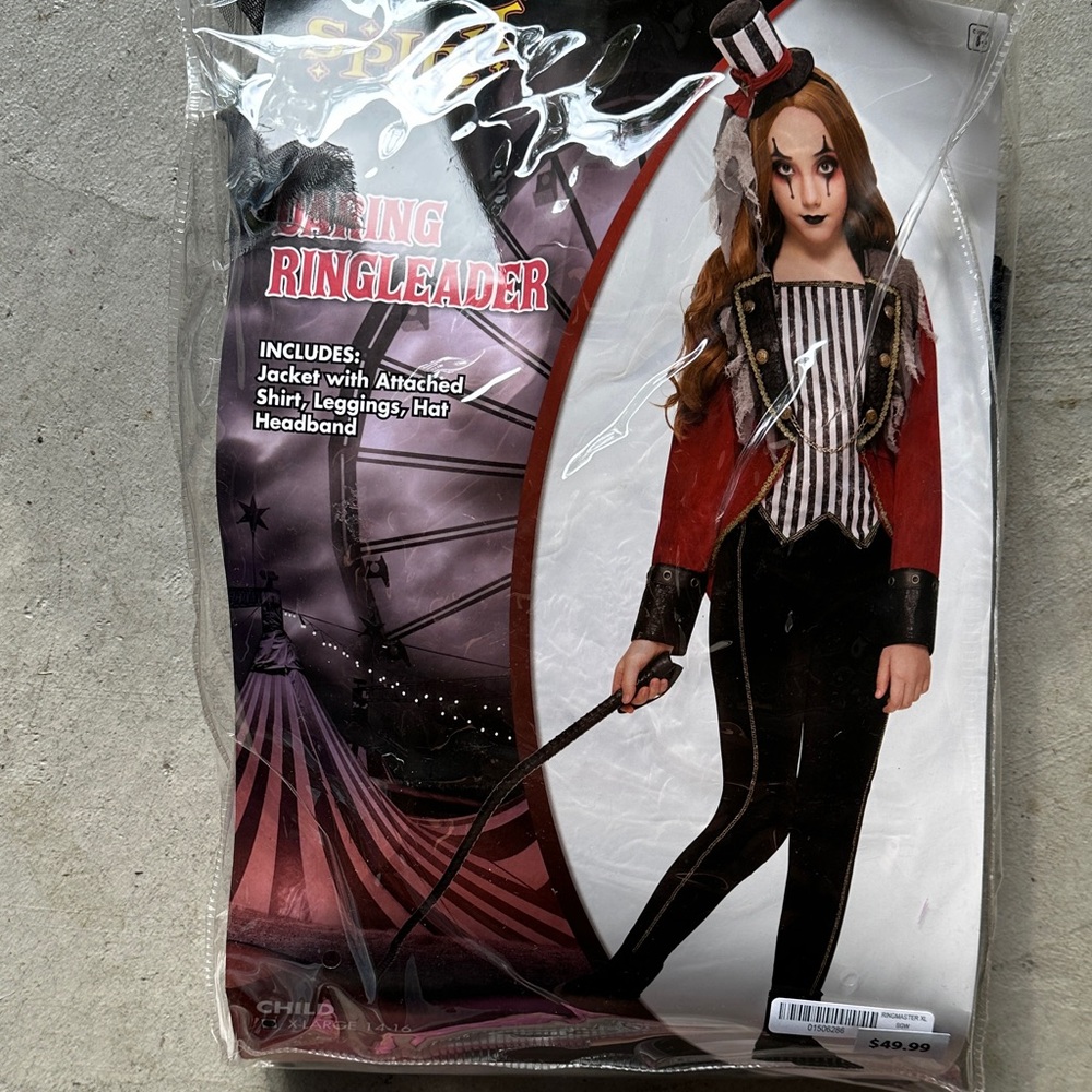 Ringleader Costume for Kids - Red and Black